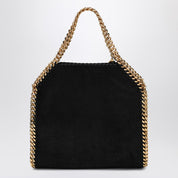 Stella McCartney Falabella Mini Tote bag in Black and Gold