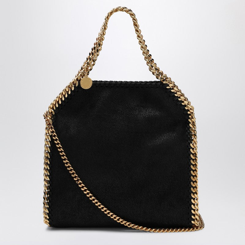 Stella McCartney Black/gold Falabella Mini Tote bag