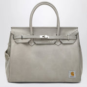 ANOTHER CHANCE Grey bag in recycled vintage Carhartt fabric