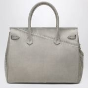 ANOTHER CHANCE Grey bag in recycled vintage Carhartt fabric