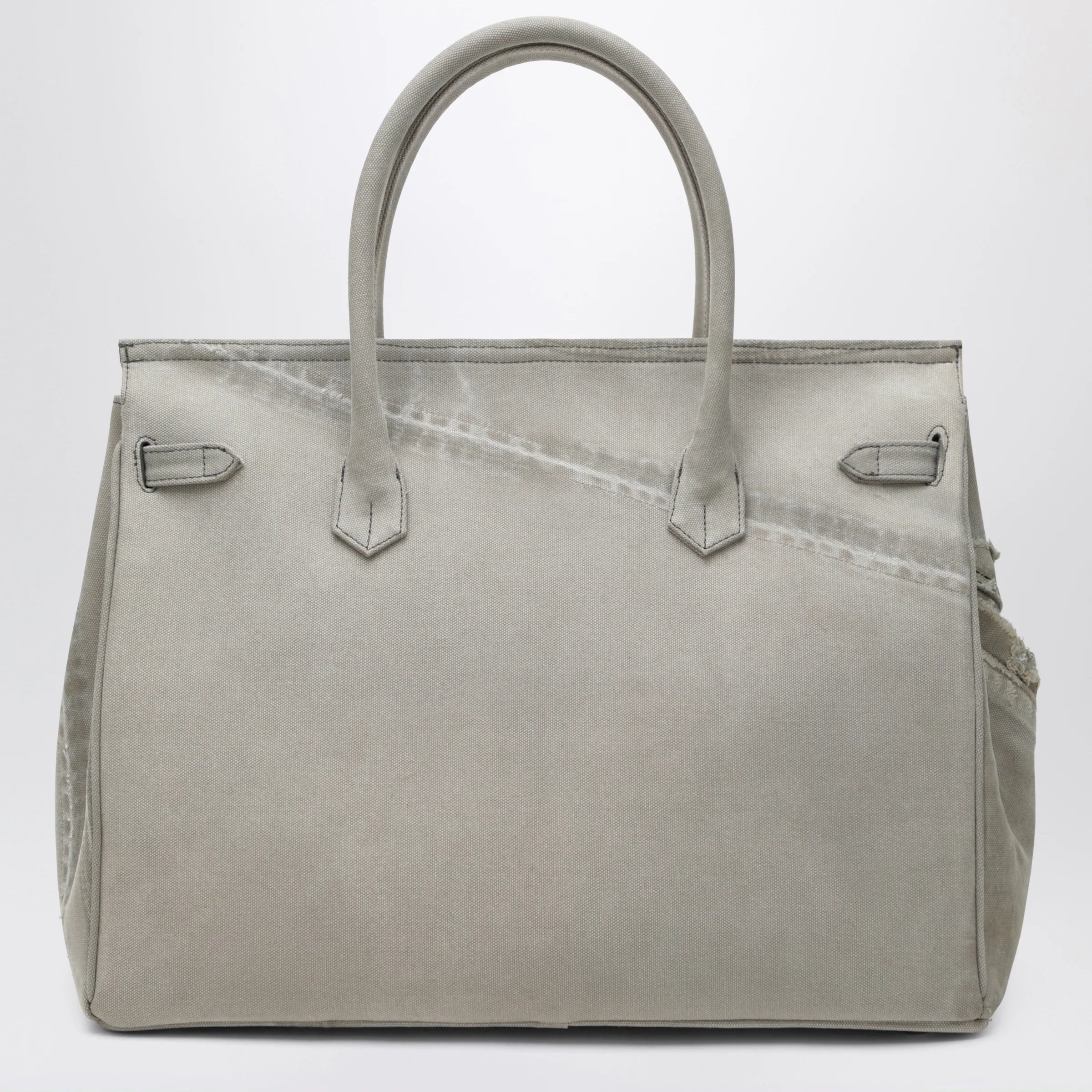 ANOTHER CHANCE Grey bag in recycled vintage Carhartt fabric