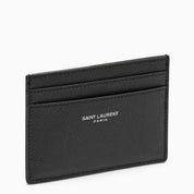 Saint Laurent Black leather cardholder