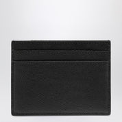 Porte-cartes en cuir noir Saint Laurent