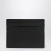 Saint Laurent Black textured leather card holder