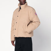 Canada Goose Parka Bayview Black Label in beige nylon