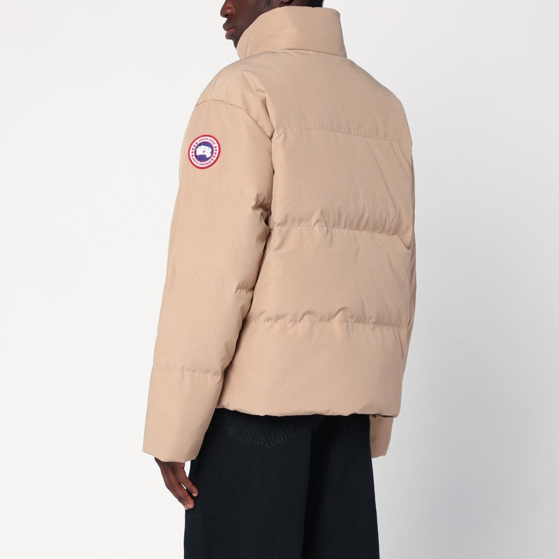 Canada Goose Parka Bayview Black Label in beige nylon