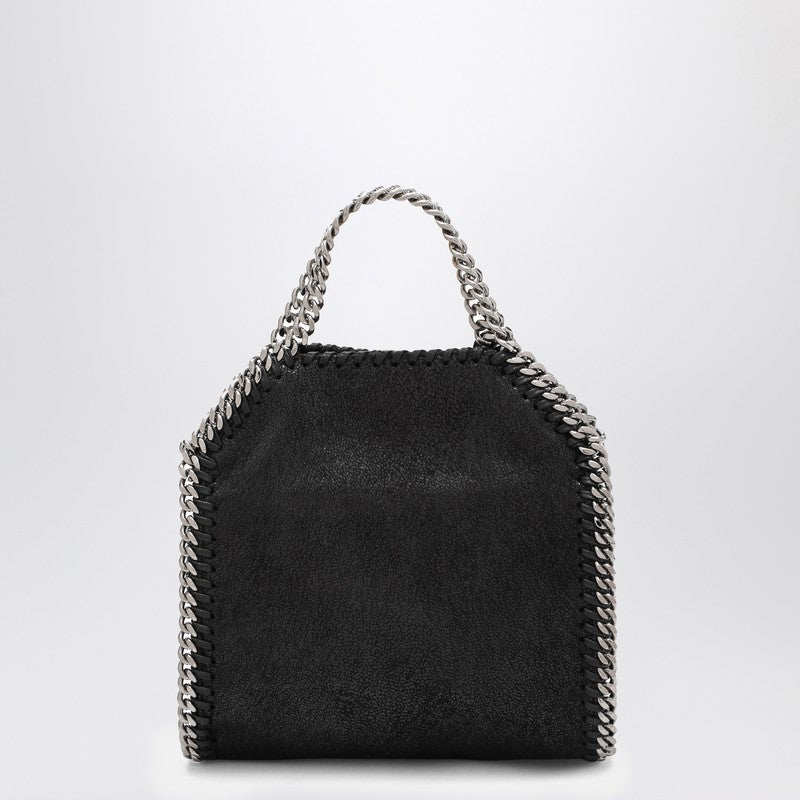 Stella McCartney Black micro Falabella Tiny tote bag