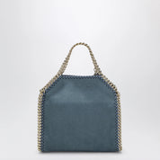 Stella McCartney Falabella micro tote bag in vegan leather blue