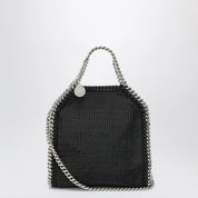 Stella McCartney Falabella mini tote bag in black crystal mesh