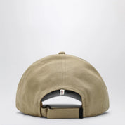Moncler Grenoble Beige baseball cap with logo patch