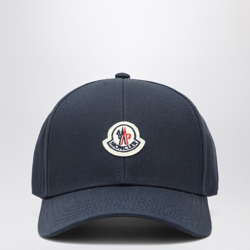 Moncler Navy Baseball Cap — Cotton Logo Cap