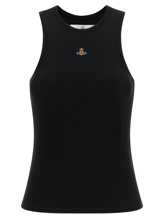 Vivienne Westwood 90s Top - Black Ribbed Jersey