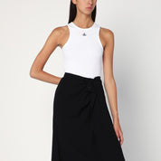 Camiseta sin mangas blanca con logotipo de Orbe de Vivienne Westwood