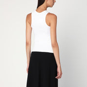 Camiseta sin mangas blanca con logotipo de Orbe de Vivienne Westwood