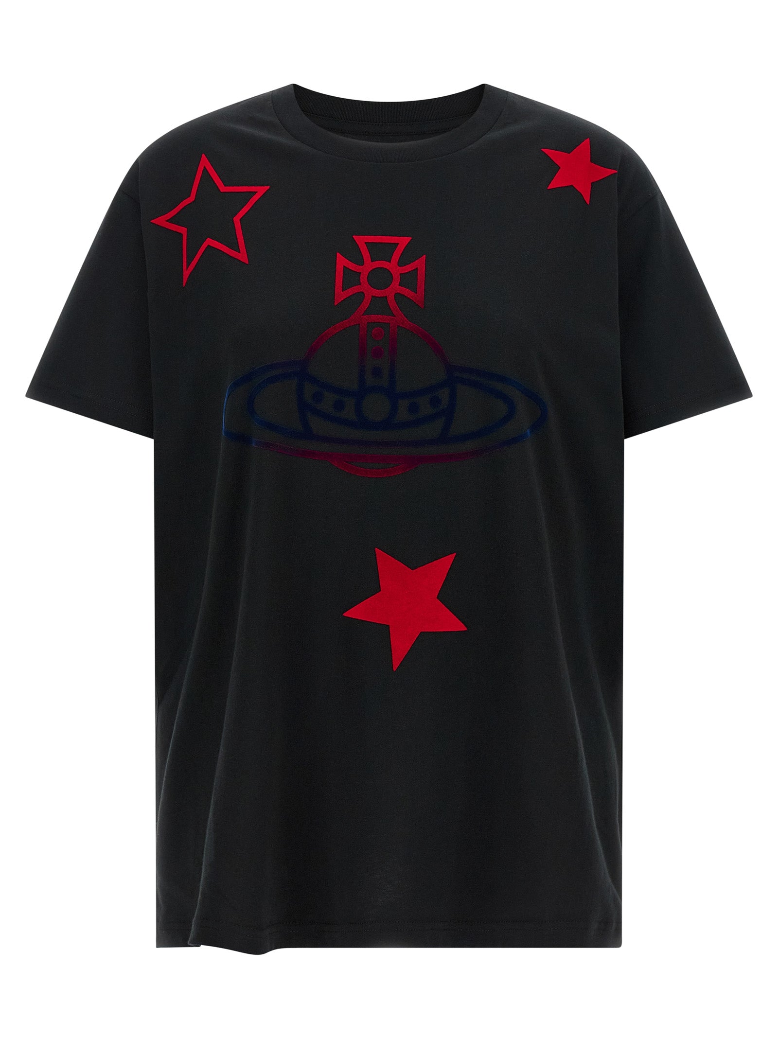 Vivienne Westwood T-shirt — Orb & Stars Classic (Black)