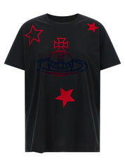 Vivienne Westwood T-shirt — Orb & Stars Classic (Black)