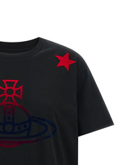 Vivienne Westwood T-shirt — Orb & Stars Classic (Black)