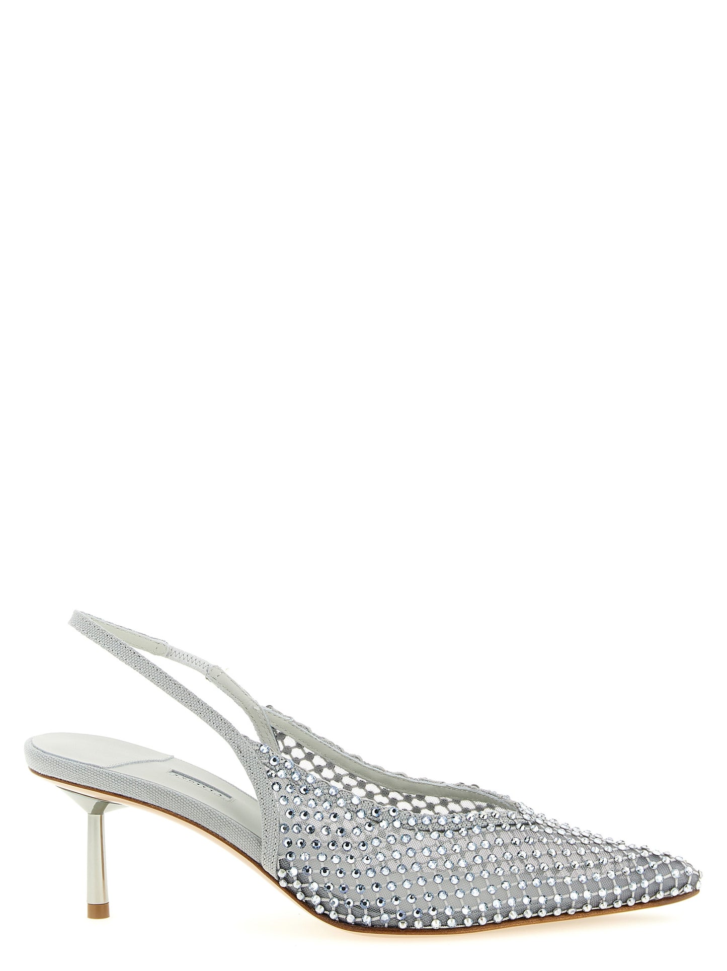 Le Silla Gilda Slingback Pumps — Crystal Stiletto Heel
