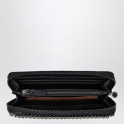 Stella McCartney Falabella zip-around wallet in Ink faux leather