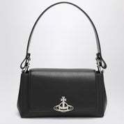 Vivienne Westwood Hazel medium black smooth shoulder bag
