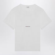 Saint Laurent White logo-print crew-neck t-shirt
