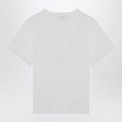 Saint Laurent White logo-print crew-neck t-shirt