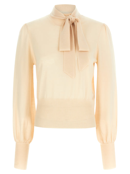 Zimmermann Pussybow Sweater — Knitwear Essentials