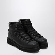 Moncler Black trekking ankle boot Peka Trek