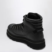 Moncler Black trekking ankle boot Peka Trek