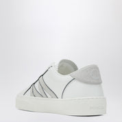 Moncler White Leather Monaco2 Sneakers — Women’s Luxury Comfort