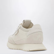 Moncler Pacey2 Sneakers in beige canvas and leather