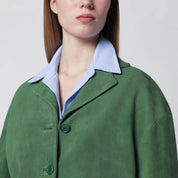 Salvatore Santoro Green suede jacket