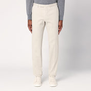 Santaniello Light beige cotton trousers