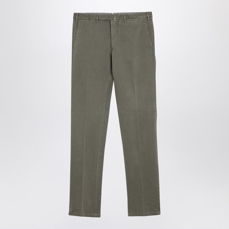 Santaniello Sage green cotton trousers