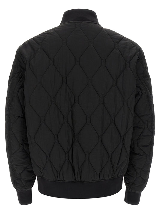 Hugo Boss Osnape Bomber Jacket — Men's Black Jacket