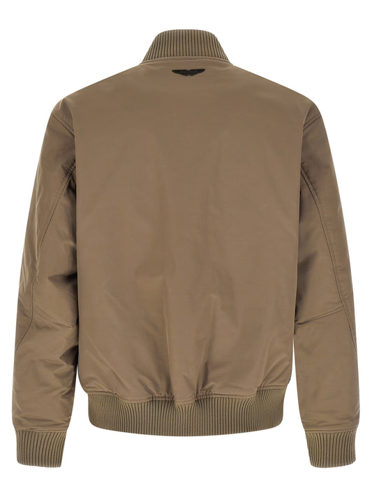 Hugo Boss Cantin Bomber Jacket - Men's Gray Jacket