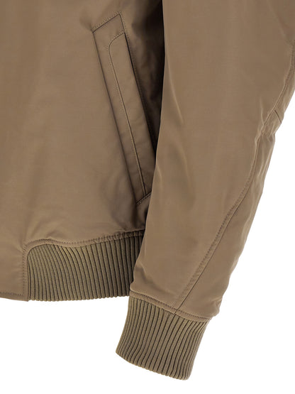 Hugo Boss Cantin Bomber Jacket - Men's Gray Jacket