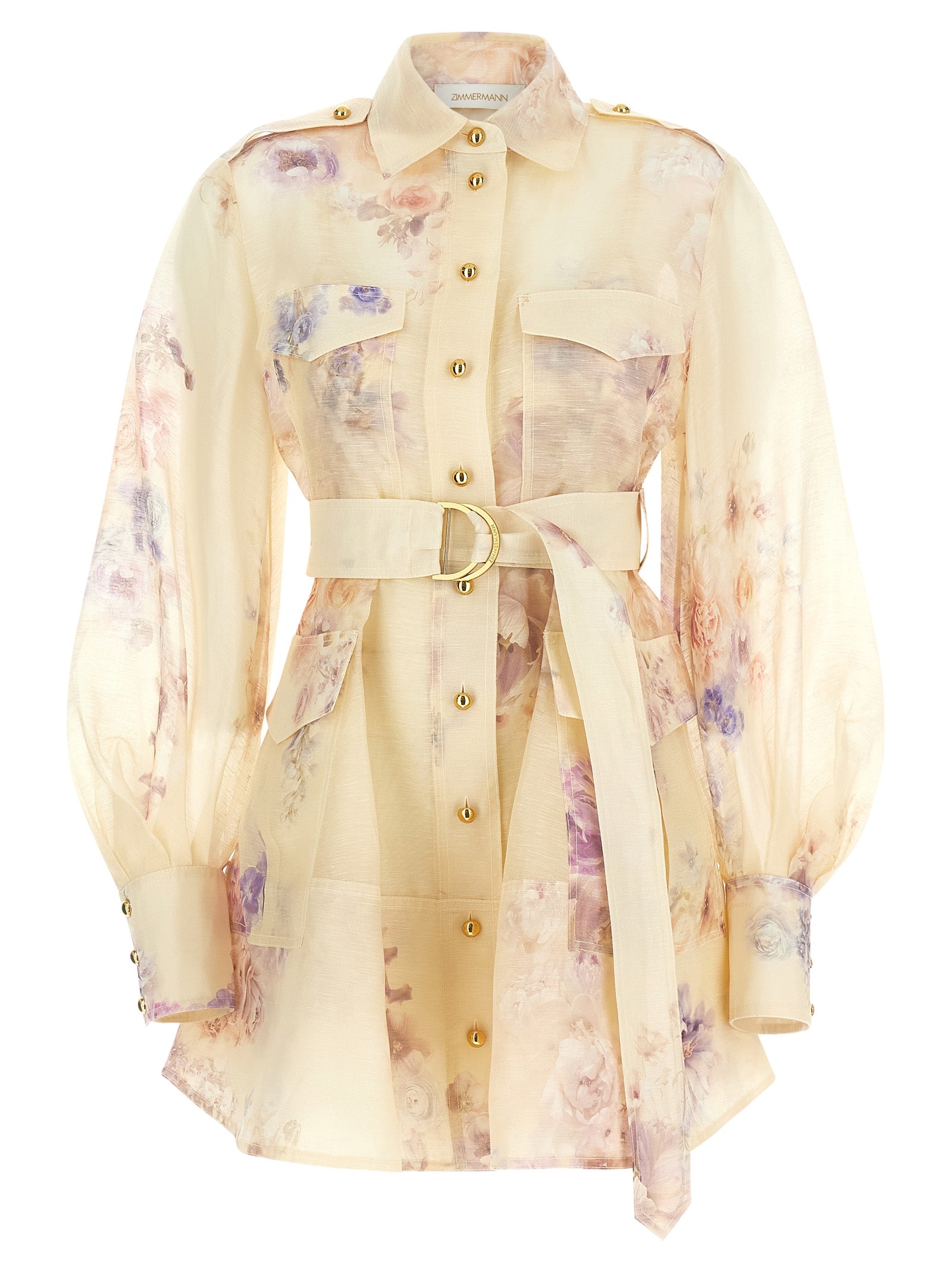 Zimmermann Hypnotic Utility Mini Dress