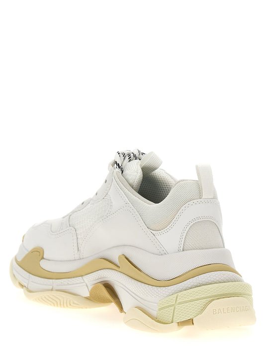 Balenciaga Triple S Sneakers — Women's White Trainers