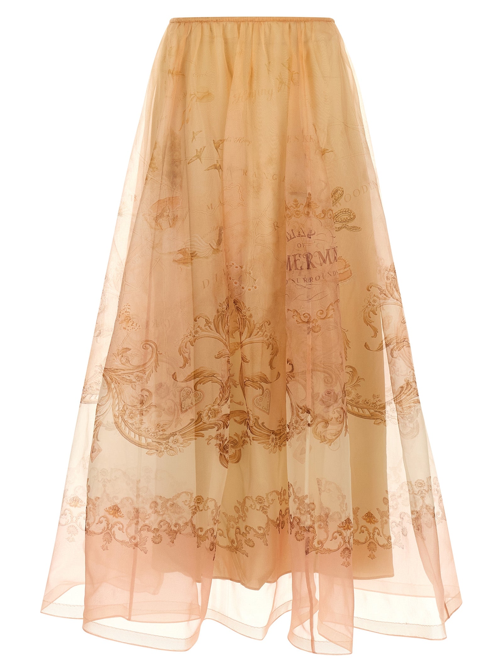 Zimmermann Hypnotic Organza Maxi Skirt
