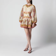 ZIMMERMANN Indra mini dress with floral motif