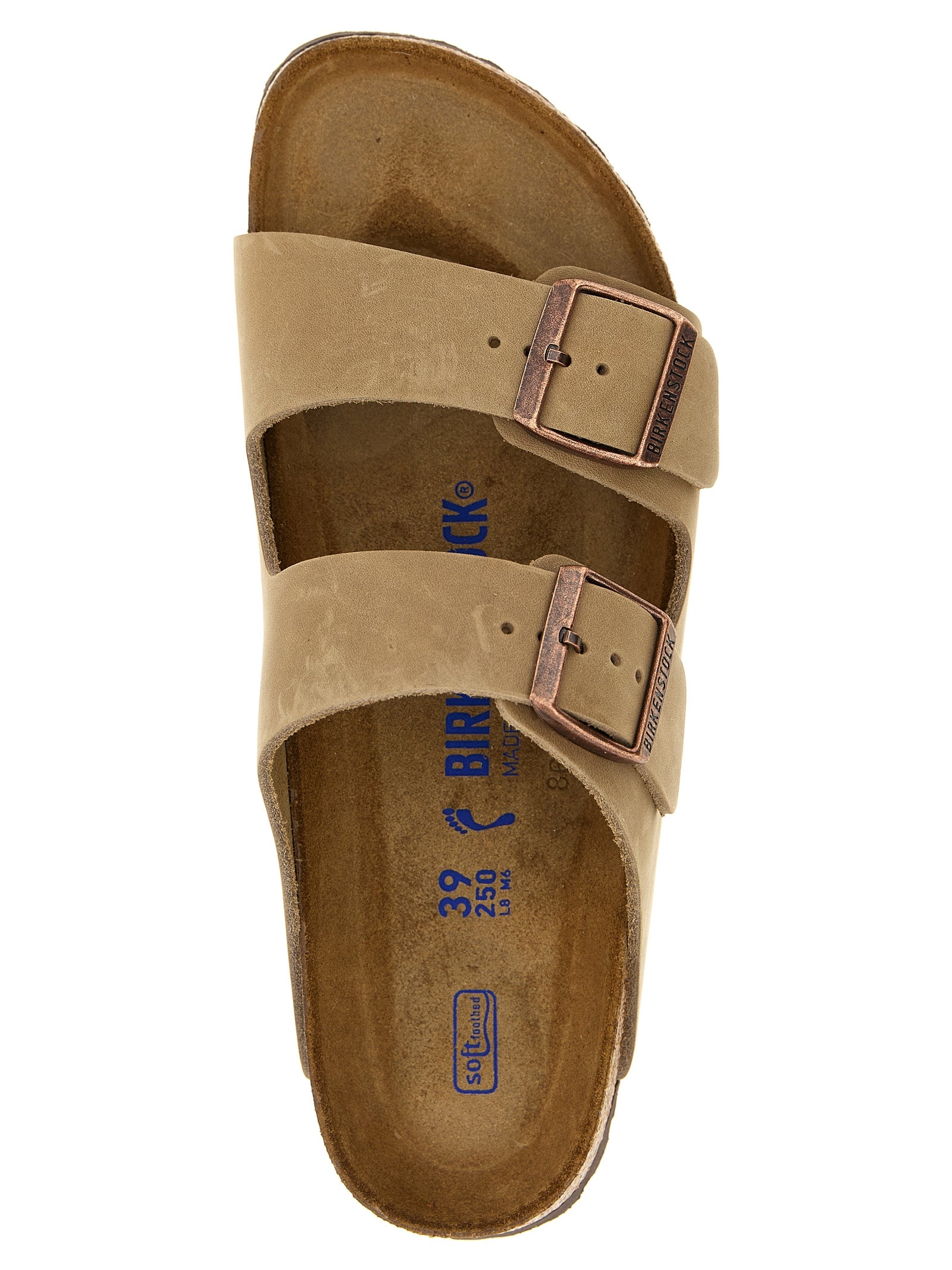 Birkenstock Arizona Bs Sandals for Men — Brown, Narrow Fit