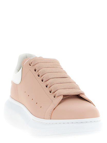 Alexander McQueen Larry Sneakers — Pink Leather Women