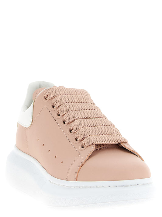 Alexander McQueen Larry Sneakers — Pink Leather Women