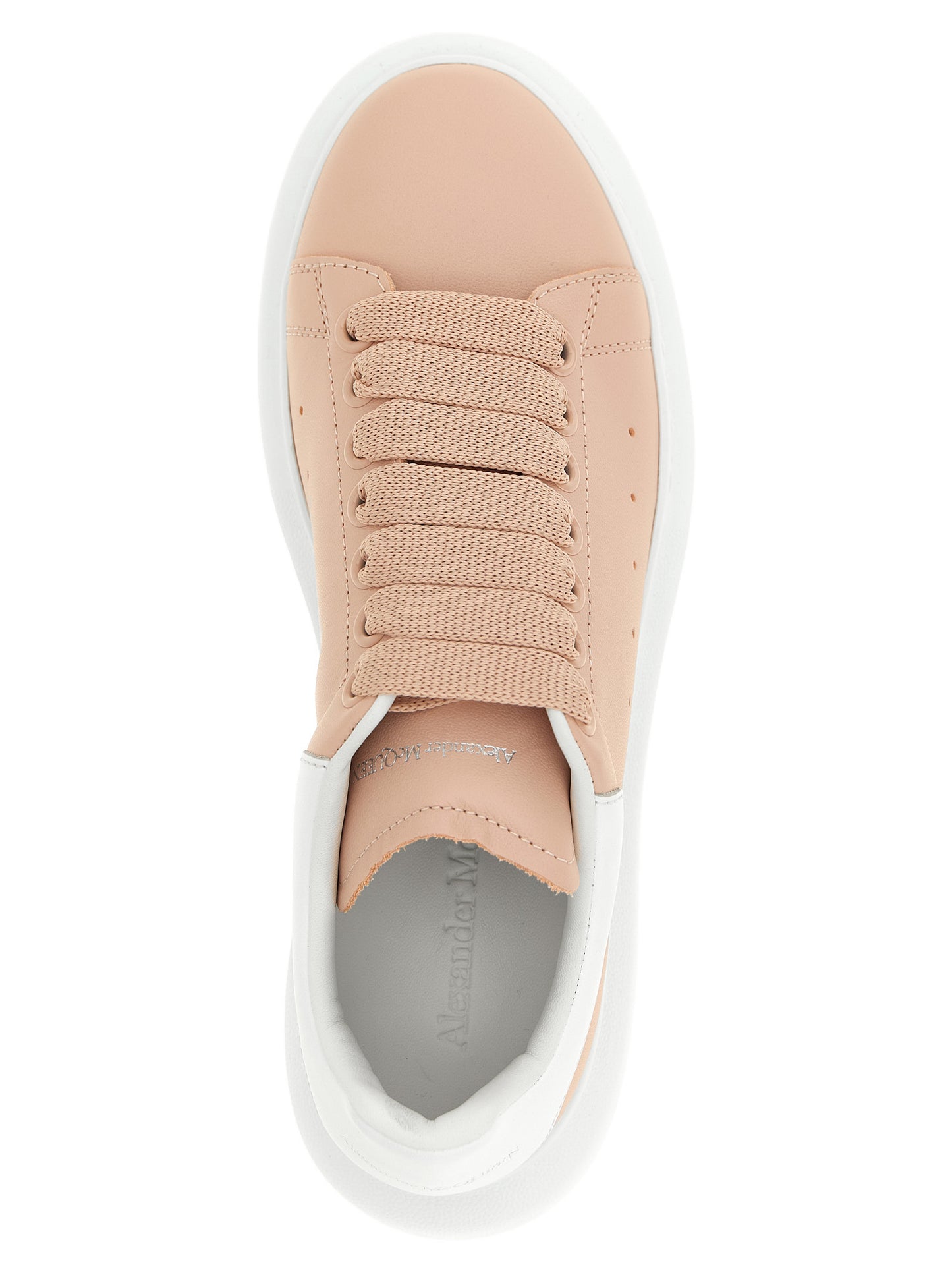 Alexander McQueen Larry Sneakers — Pink Leather Women