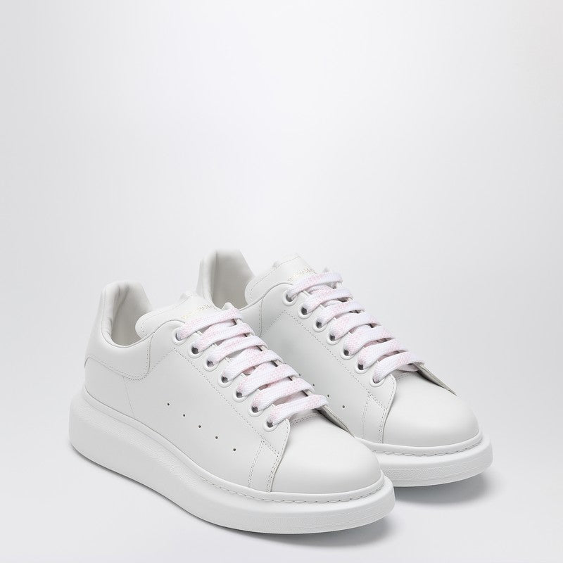 Alexander McQueen White Oversized sneakers in calf leather