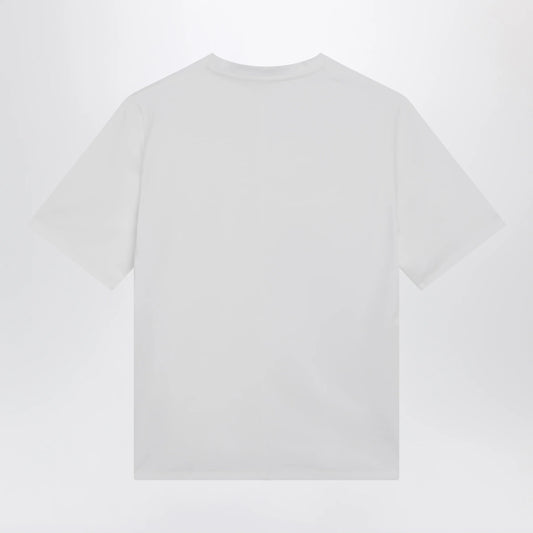 The Row Cotton Crewneck T‑Shirt — White Topwear