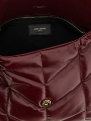 Saint Laurent Puffer Shoulder Bag — Bordeaux | Aumifour