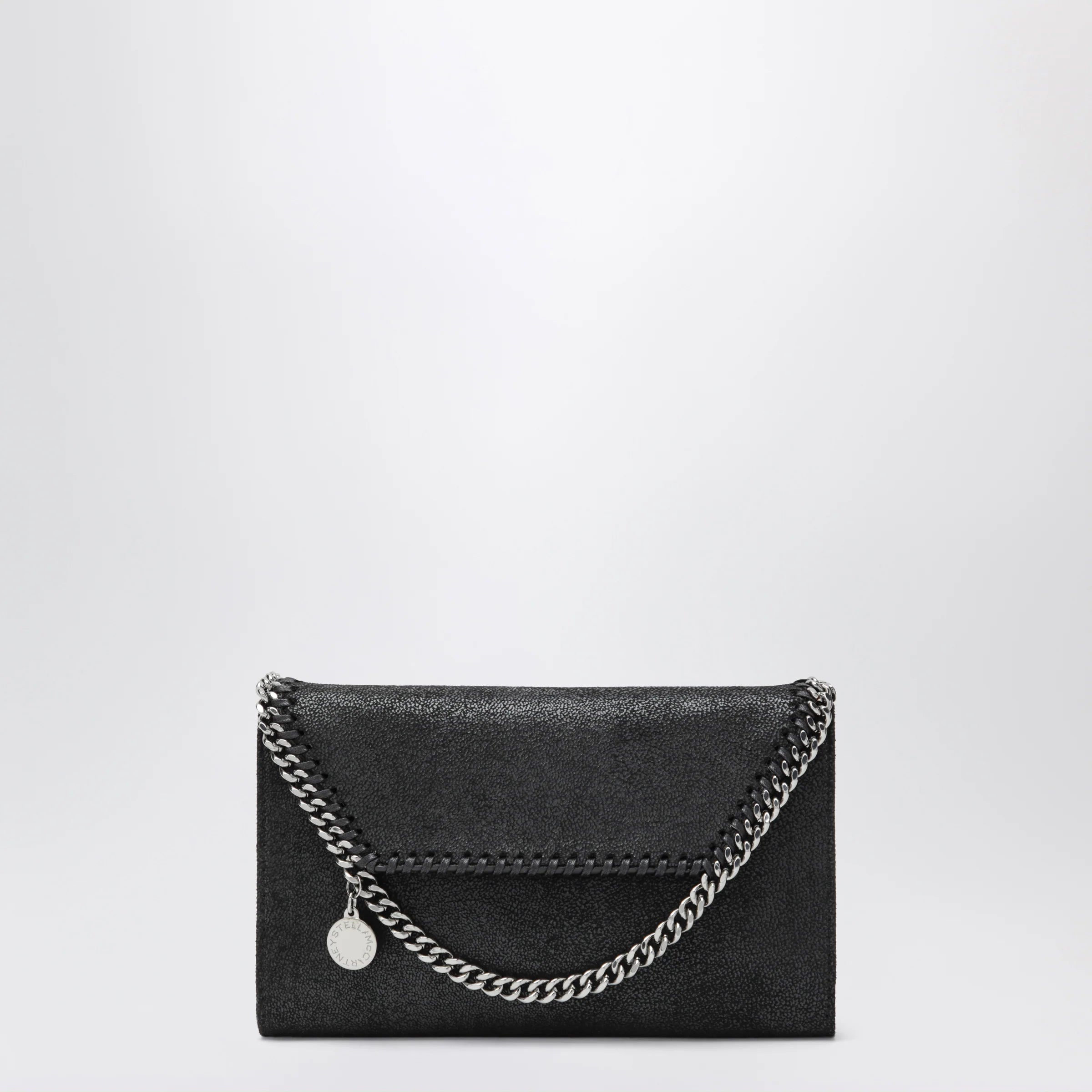 Stella McCartney Falabella crossbody wallet bag in black