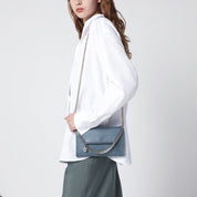 Stella McCartney Light blue Falabella shoulder wallet bag